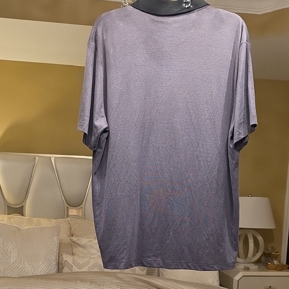 Magaschoni Lavender Polo with Charcoal Collar - Picture 4 of 9